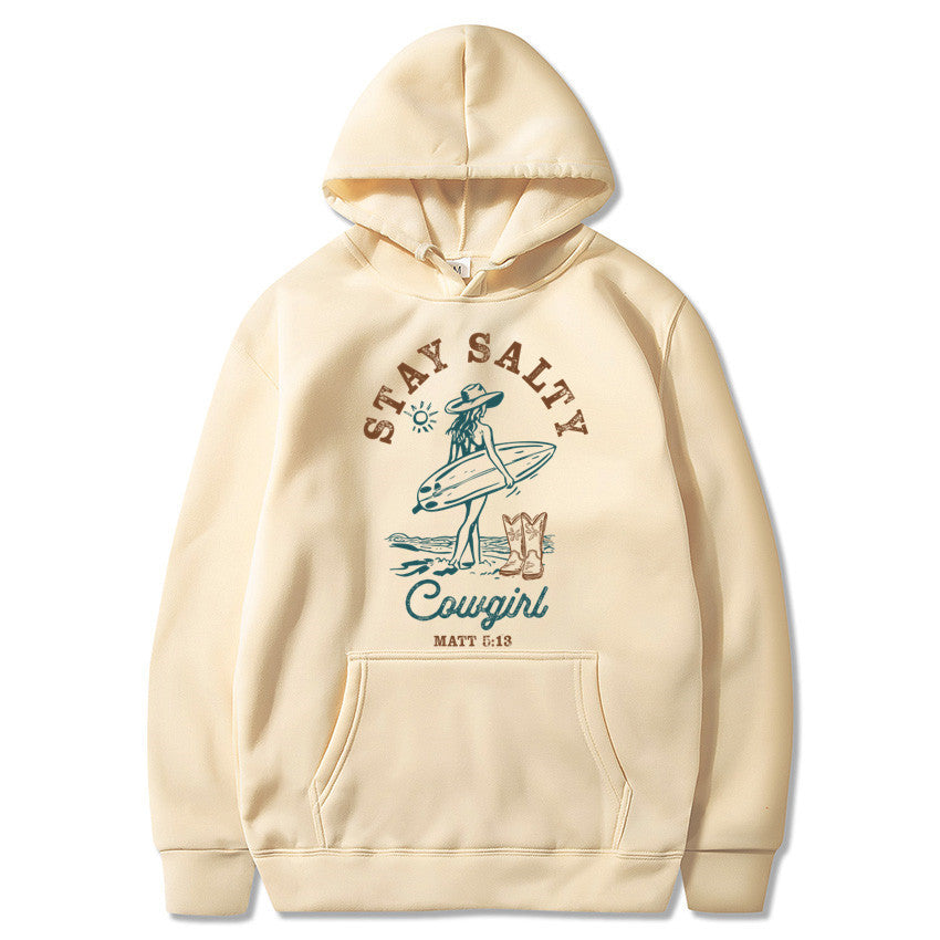 Stay Salty beach hoodie for coastal cowgirl boat day and bonfire outfits