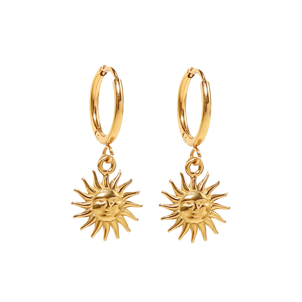 Golden Hour Sun Drop Earrings