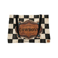 Personalized Weekender Bag, Custom Name Travel Bag, Checkered Cowgirl Design