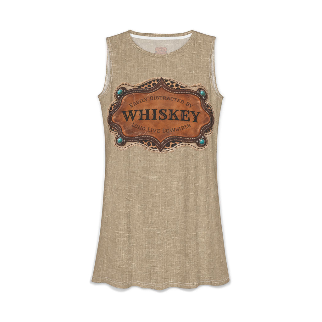 Custom Dress With Pockets, Personalized Beige Cowgirl Fall Style