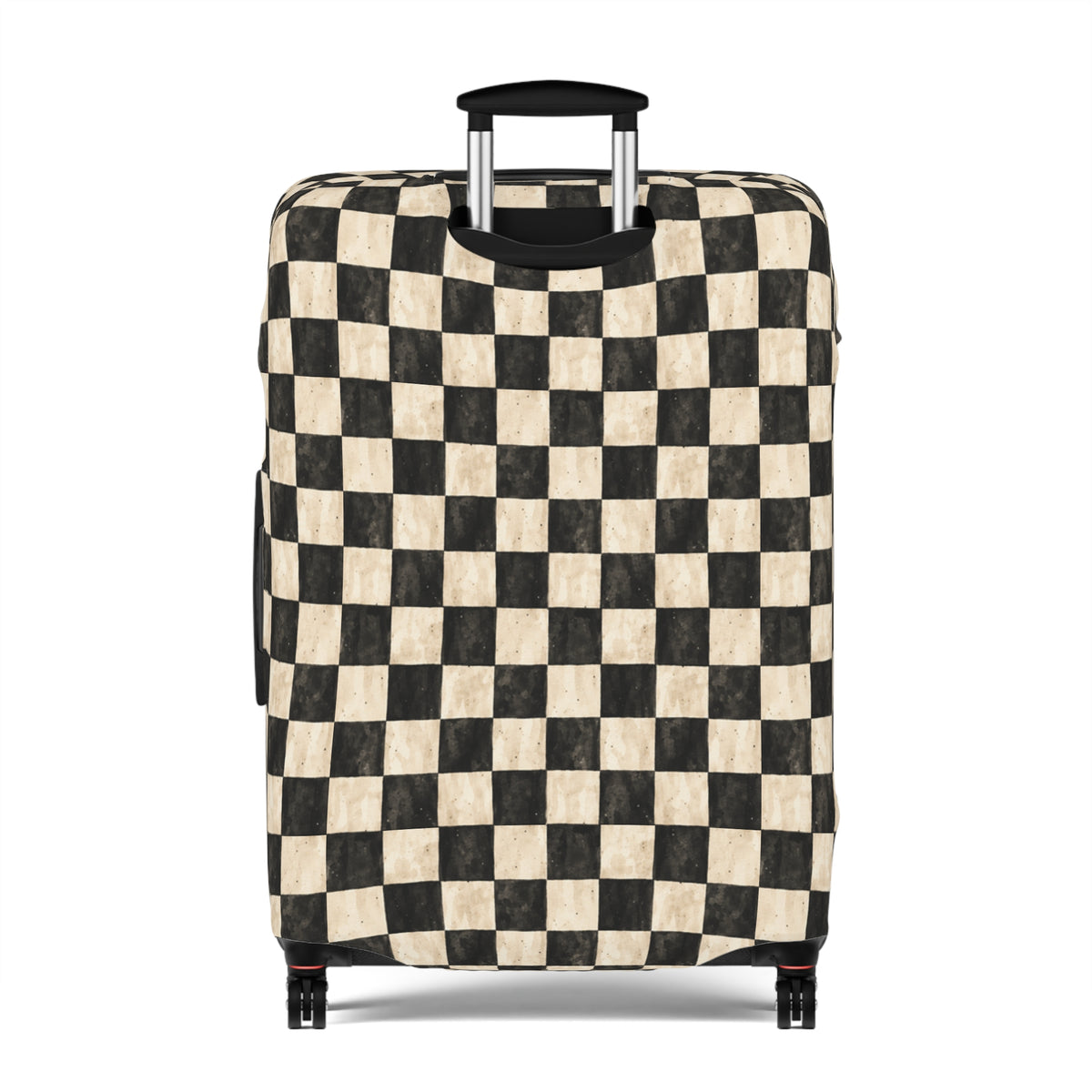 Luggage Cover, Personalized Gift for Her, Checkered Cowgirl Custom Name