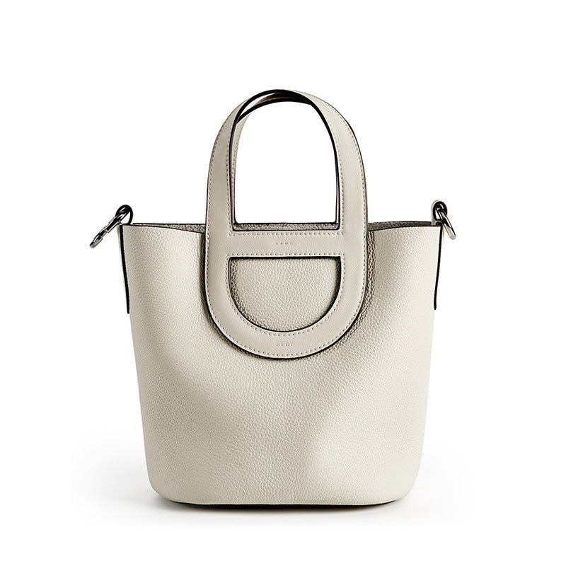 Hudson Cowhide Bucket Bag
