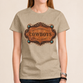 Western Graphic T-Shirt for Women, Easily Distracted Cowgirl Tee, Cowboy Mesh Shirt, 5 Designs