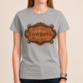 Western Graphic T-Shirt for Women, Easily Distracted Cowgirl Tee, Cowboy Mesh Shirt, 5 Designs