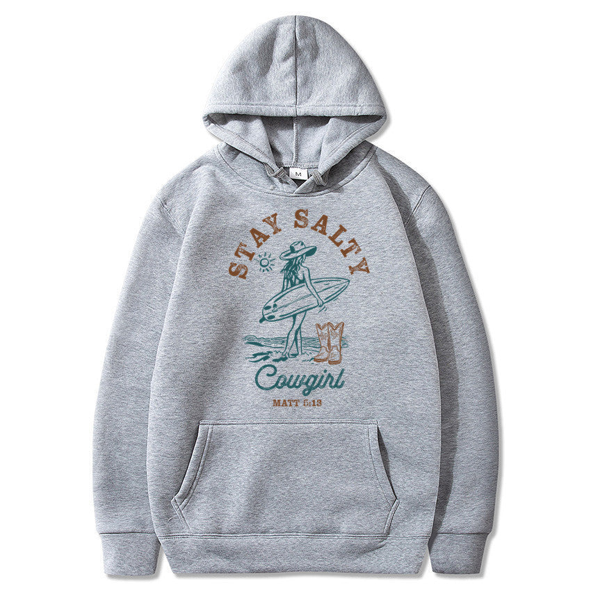 Stay Salty beach hoodie for coastal cowgirl boat day and bonfire outfits