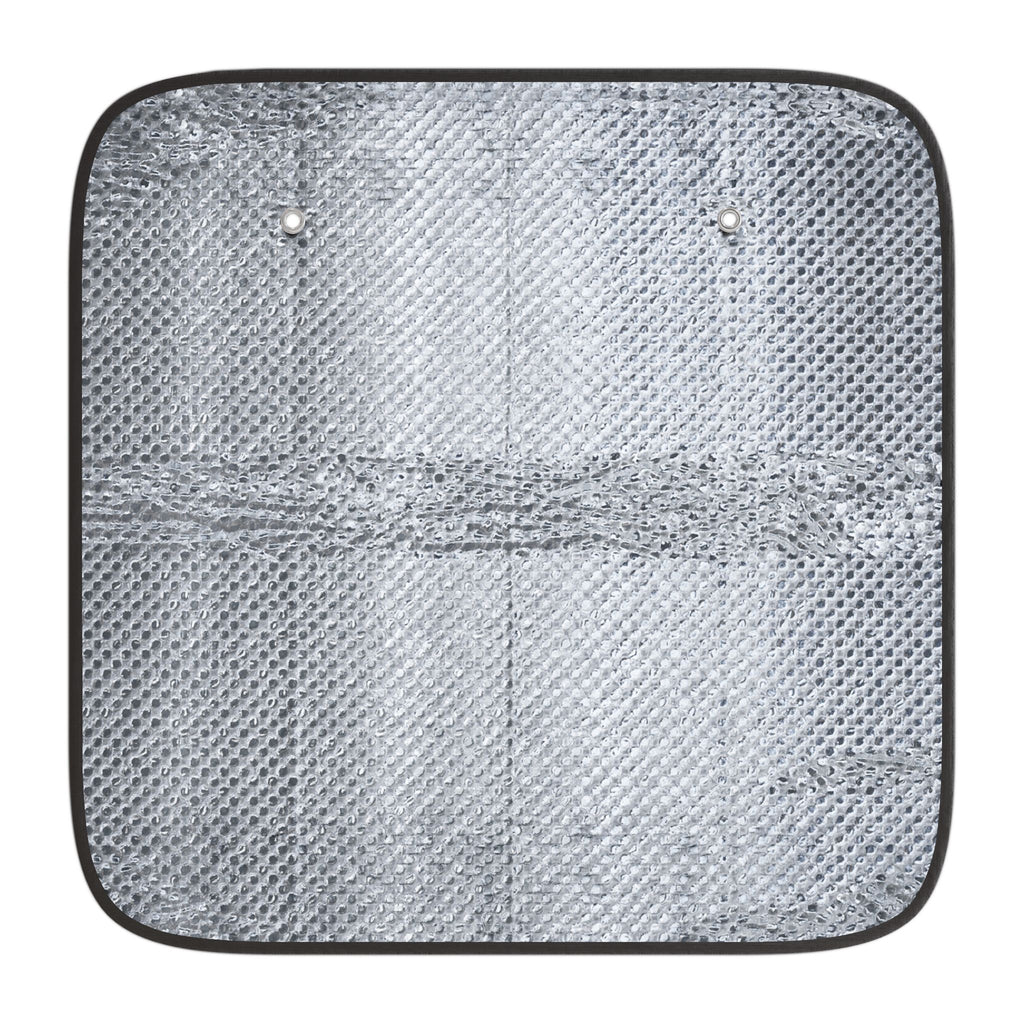 Personalized Car Sun Shade, Checkered Cowgirl Windshield Cover, Custom Name
