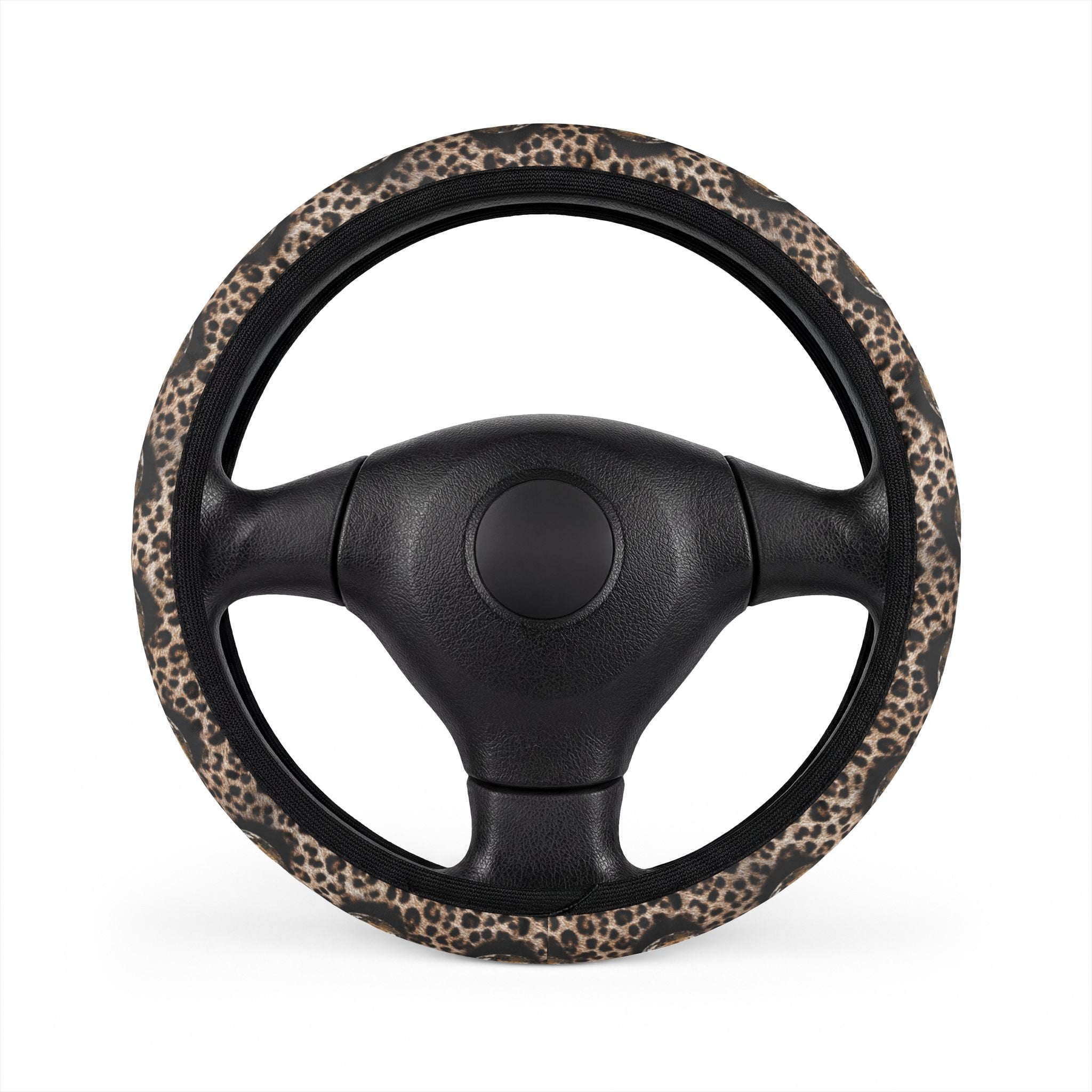 Western Steering Wheel Cover, Leopard Disco Ball Cowgirl Car Accessory, Coordinating Cowboy Auto Interior Decor