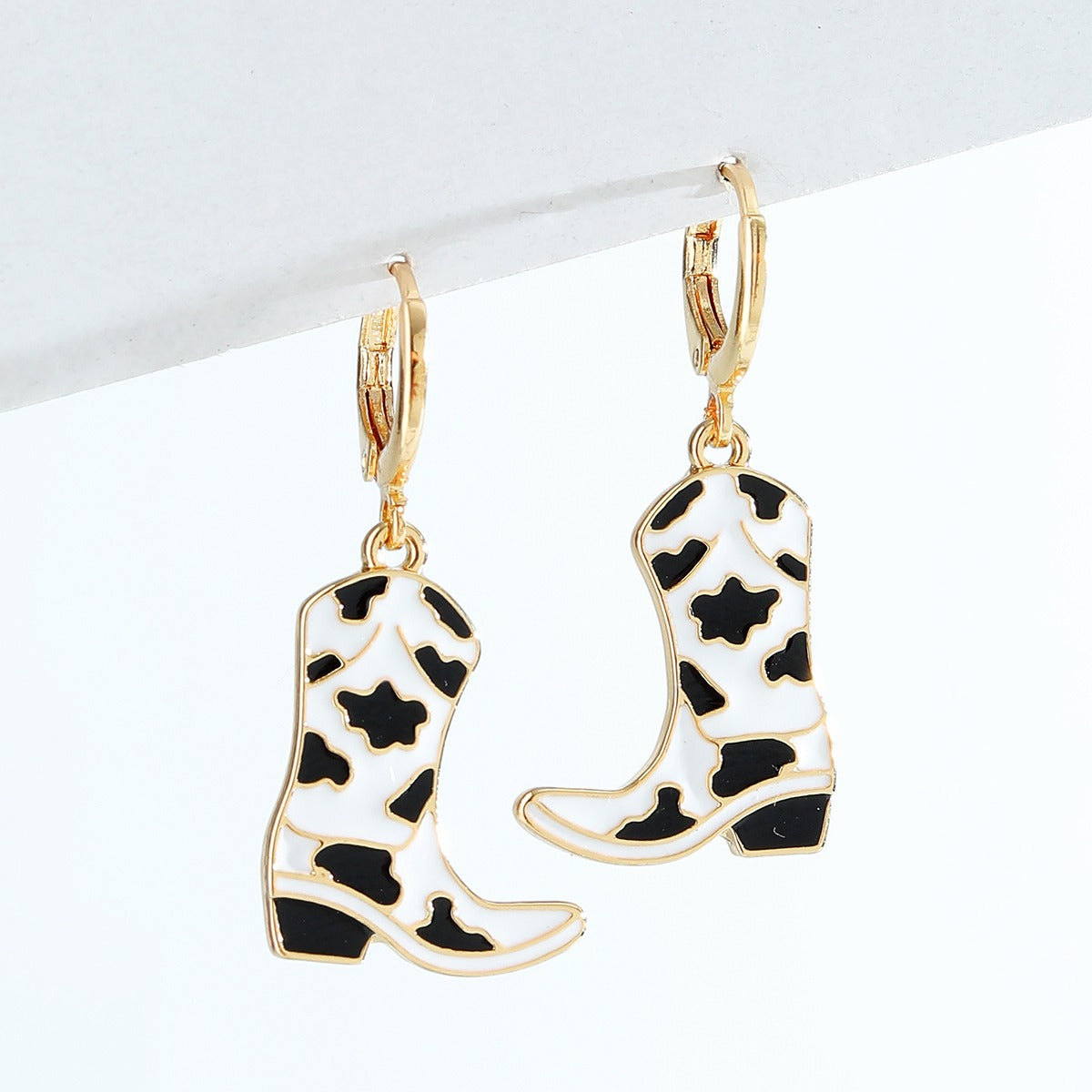 Cowboy boot earrings for country concert and western cowgirl outfits