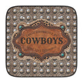 Personalized Western Car Sun Shade, Custom Easily Distracted by Cowboys Leopard Cowgirl Windshield Cover
