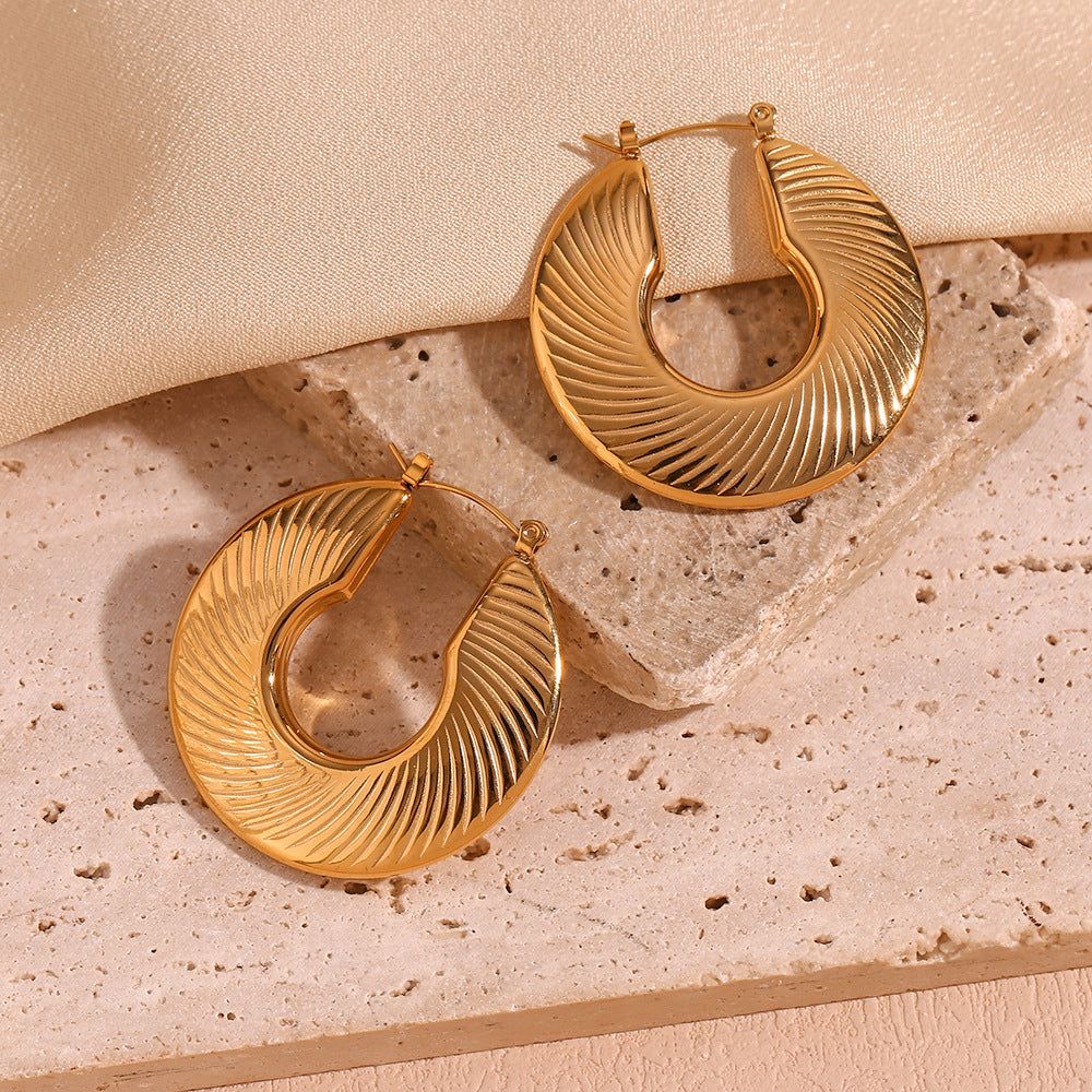 Sunwoven Gold Hoop Earrings