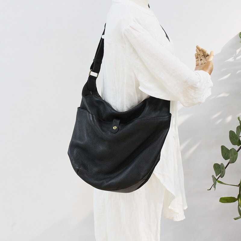 Hudson Slouch Genuine Leather Hobo