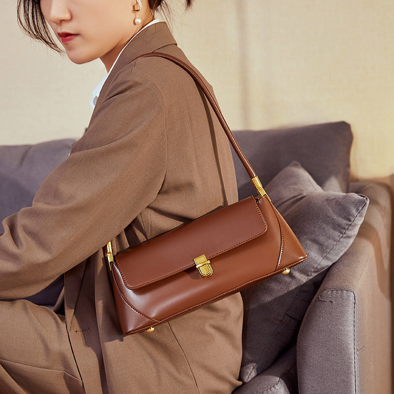 Sunset Trail Cowhide Baguette Bag