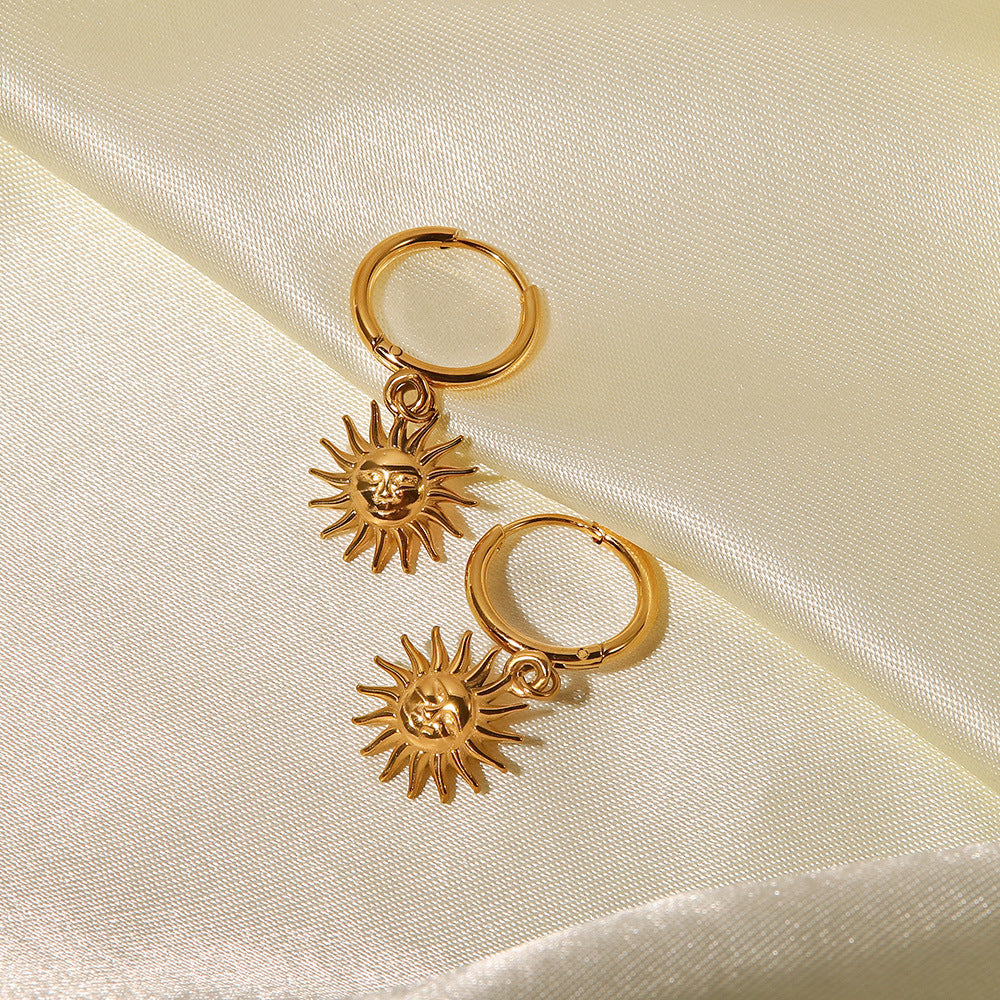 Golden Hour Sun Drop Earrings