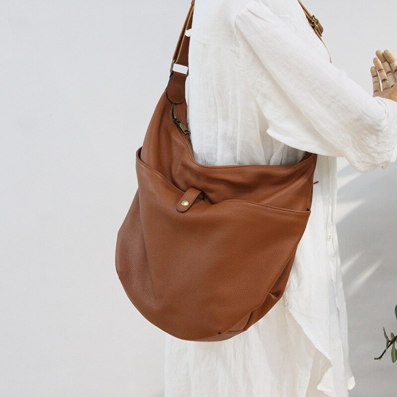 Hudson Slouch Genuine Leather Hobo