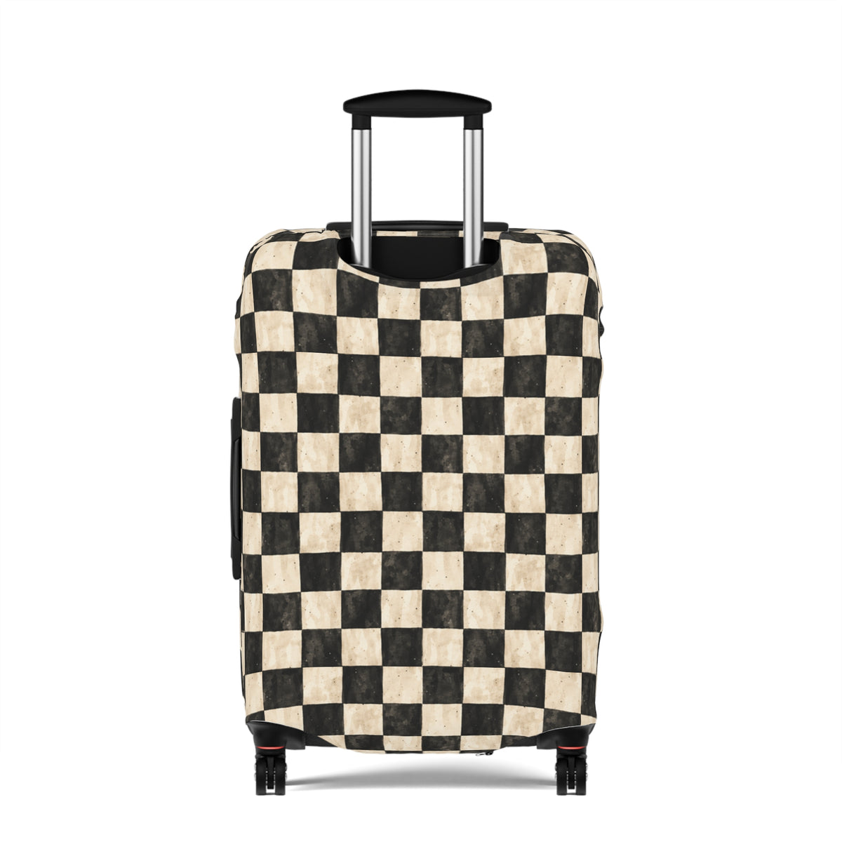 Luggage Cover, Personalized Gift for Her, Checkered Cowgirl Custom Name