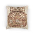 Floral Pumpkin Tapestry Pillow, Coquette Fall Decor
