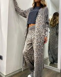 Salty Leopard Cardigan & Pant Set