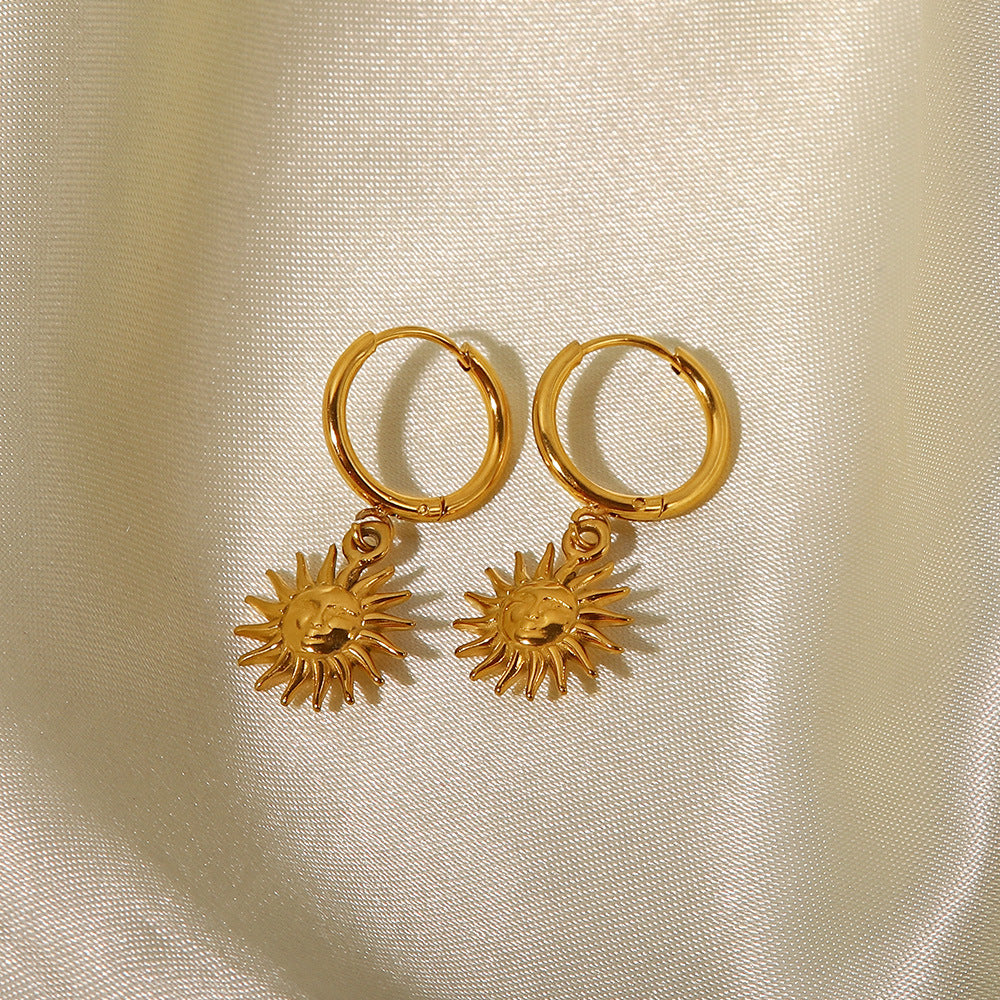 Golden Hour Sun Drop Earrings