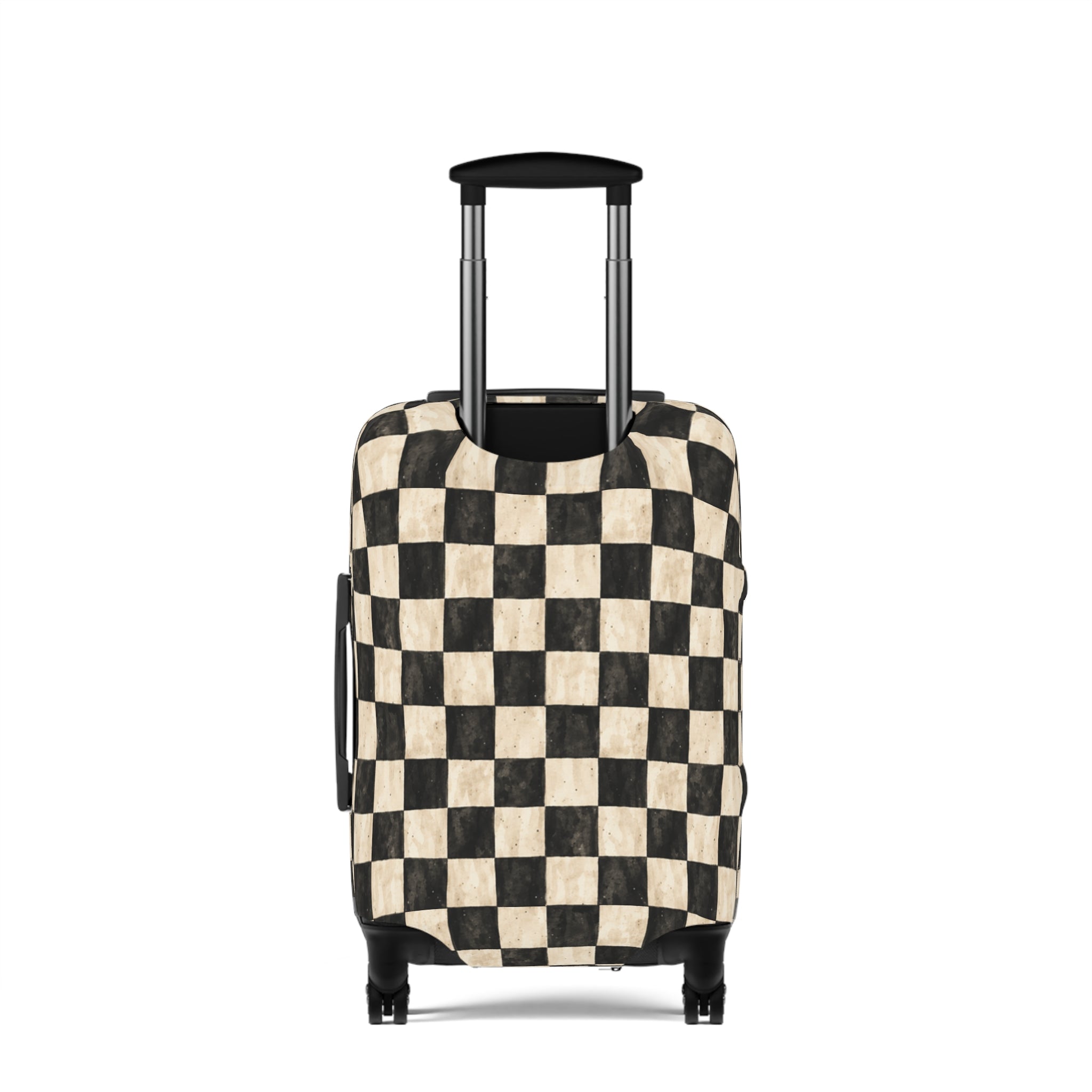 Luggage Cover, Personalized Gift for Her, Checkered Cowgirl Custom Name