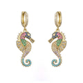 Hudson Seahorse Drop Earrings