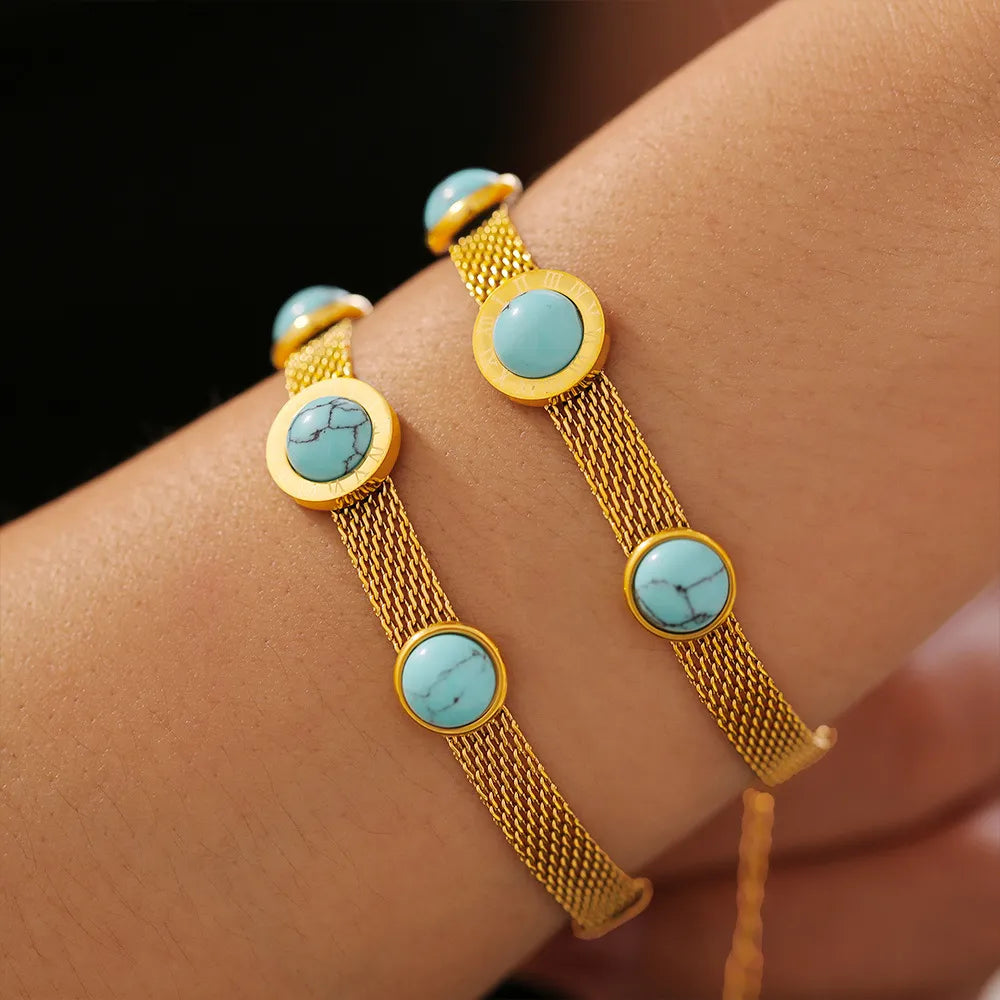 The Gulf Turquoise Chain Bracelet