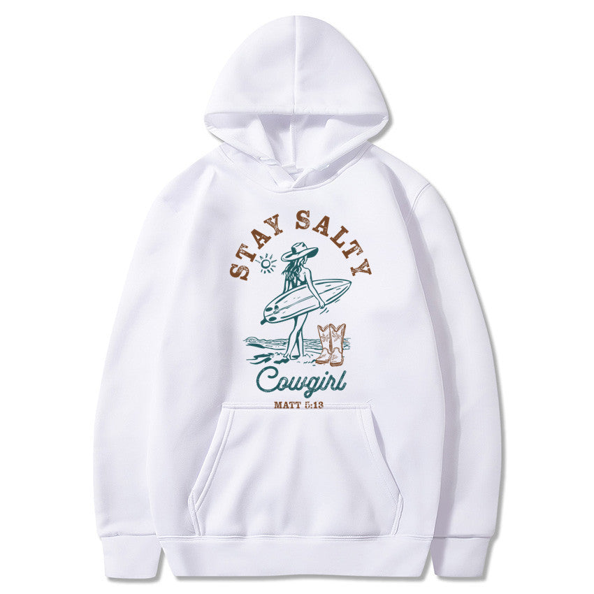Stay Salty beach hoodie for coastal cowgirl boat day and bonfire outfits