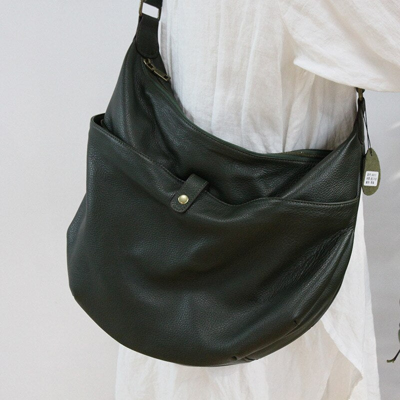 Hudson Slouch Genuine Leather Hobo