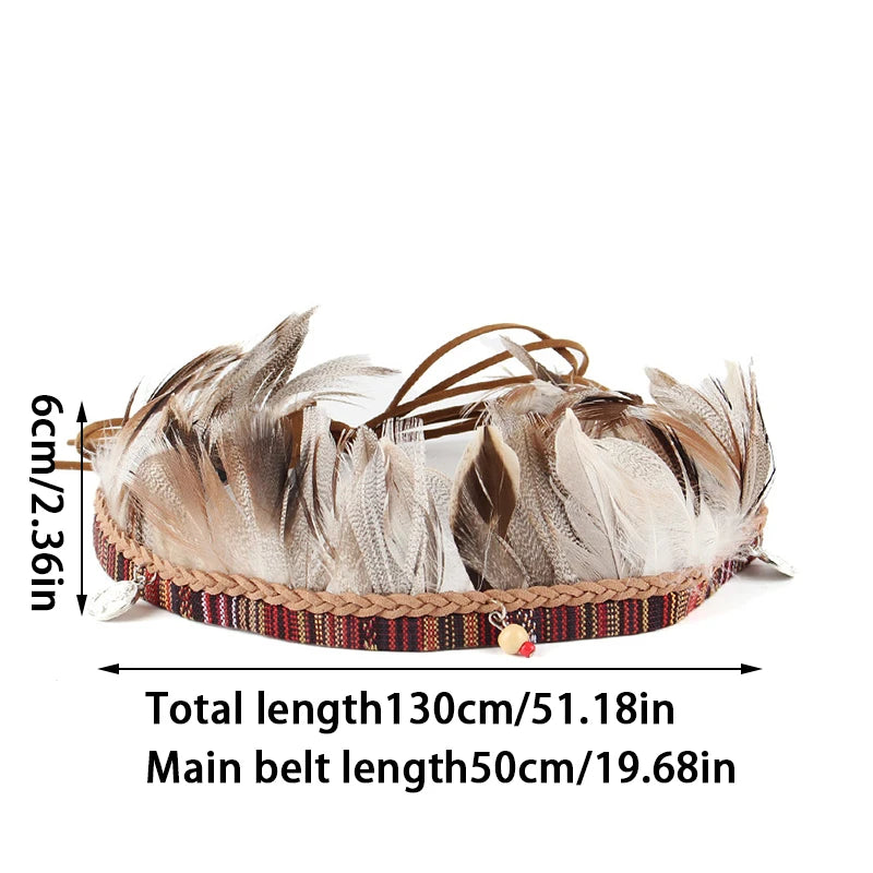 Western rope braid style hat band for cowgirl and straw hats